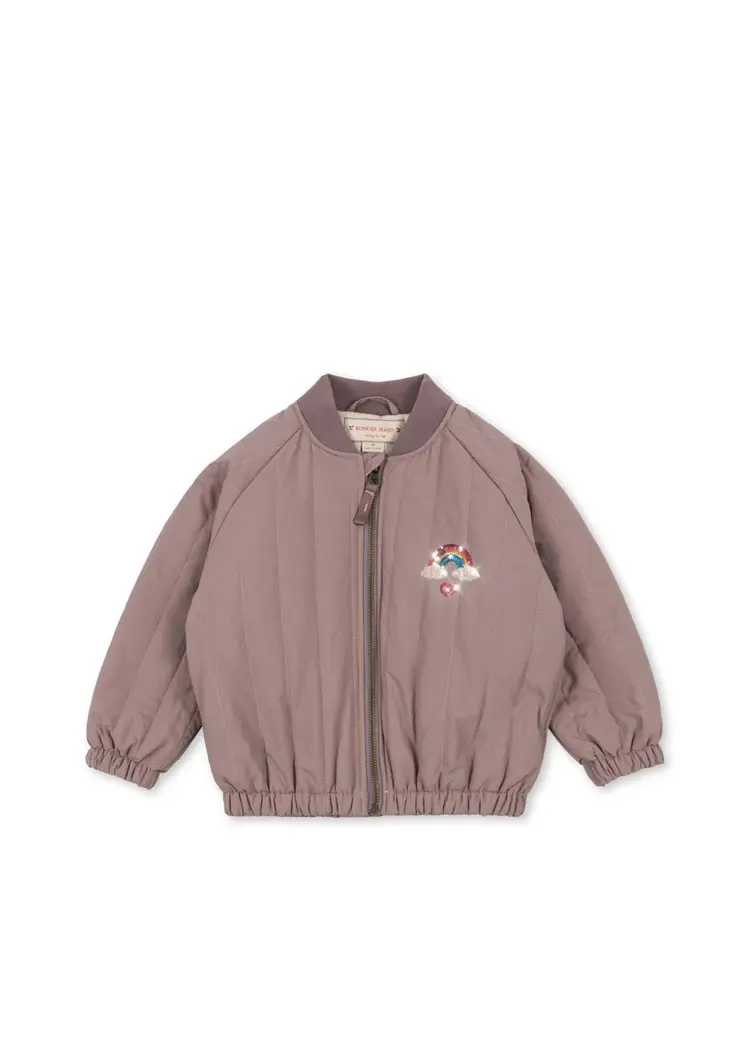 Konges Sløjd Juno Sequin Bomber Jacket - Twilight Mauve