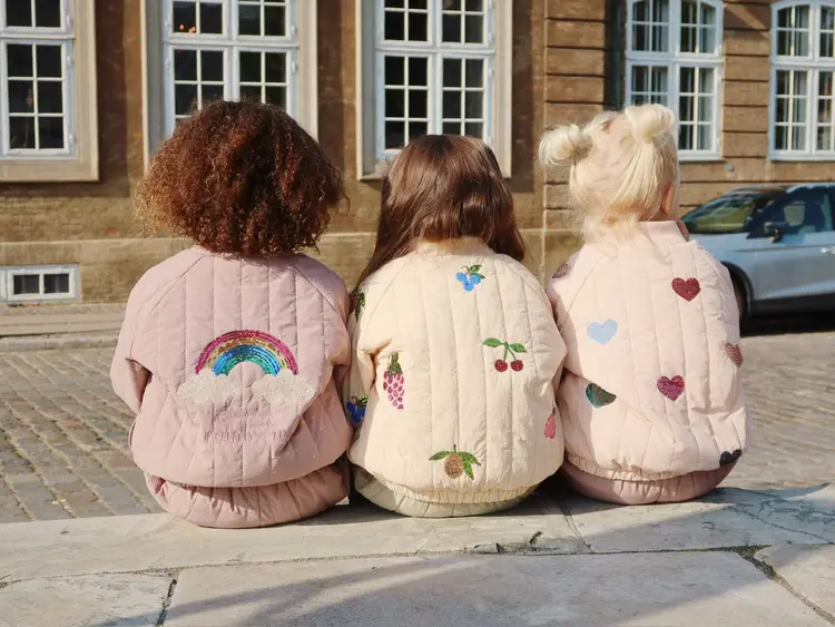 Konges Sløjd Juno Sequin Bomber Jacket - Twilight Mauve