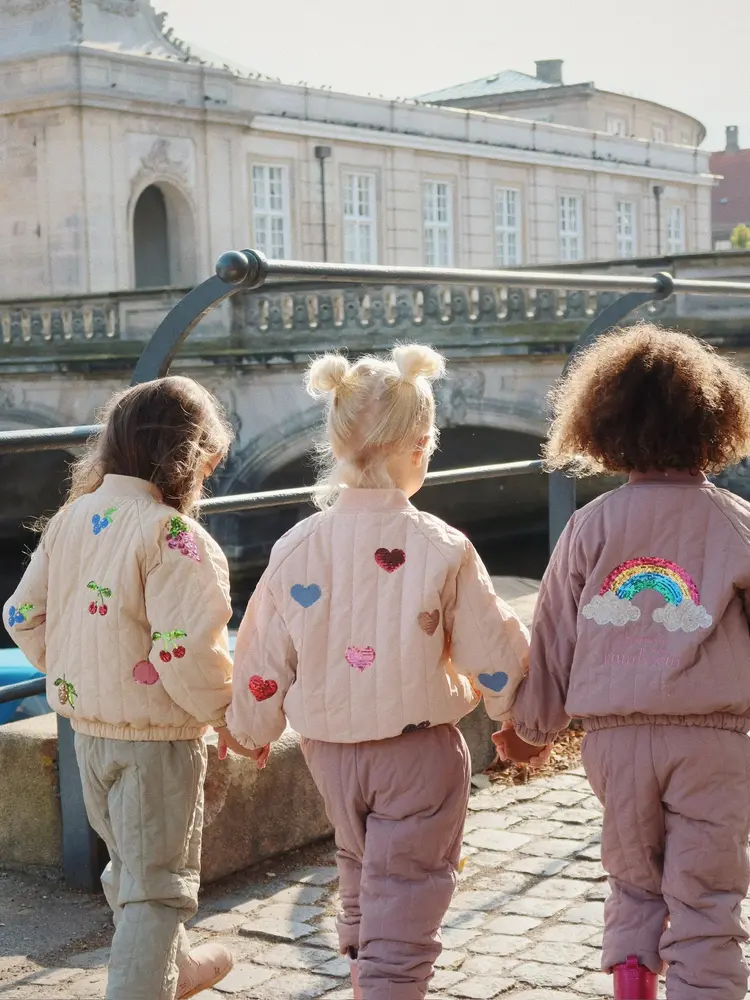 Konges Sløjd Juno Sequin Bomber Jacket - Twilight Mauve