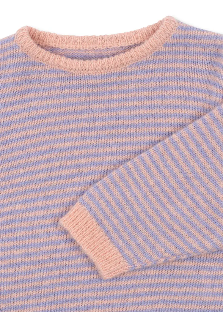 Konges Sløjd Berle Sweater - Purple/Pink Dolphin