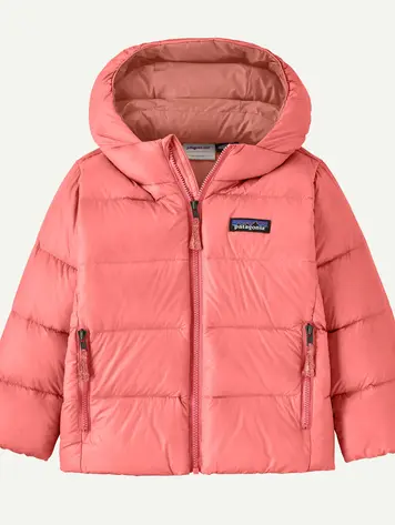 Patagonia Baby Hi-Loft Down Sweater Hoody - Sparkle Pink