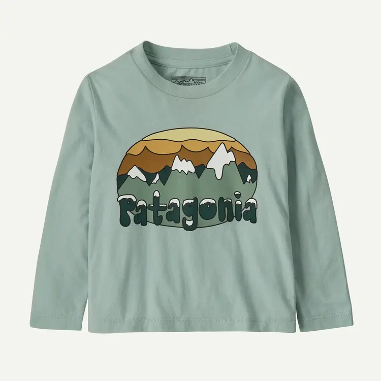 Patagonia Baby Long-Sleeved Fitz Roy Flurries T-Shirt
