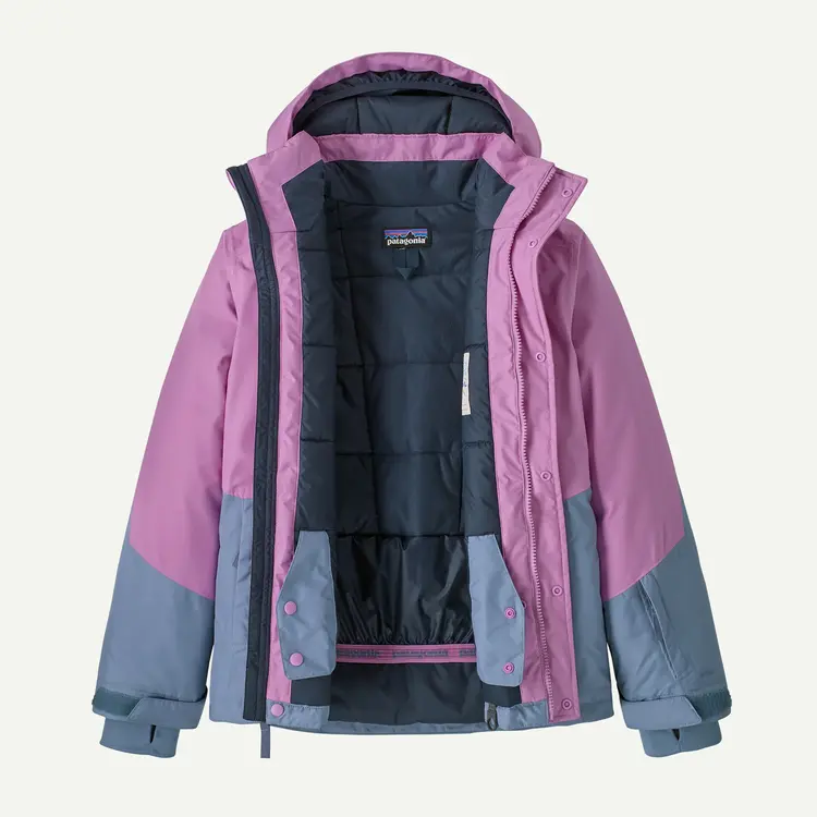 Patagonia Kids' Powder Town Jacket- Brisk Purple