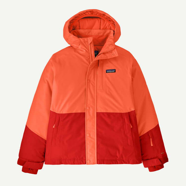 Patagonia Kids' Powder Town Jacket- Orange Peel