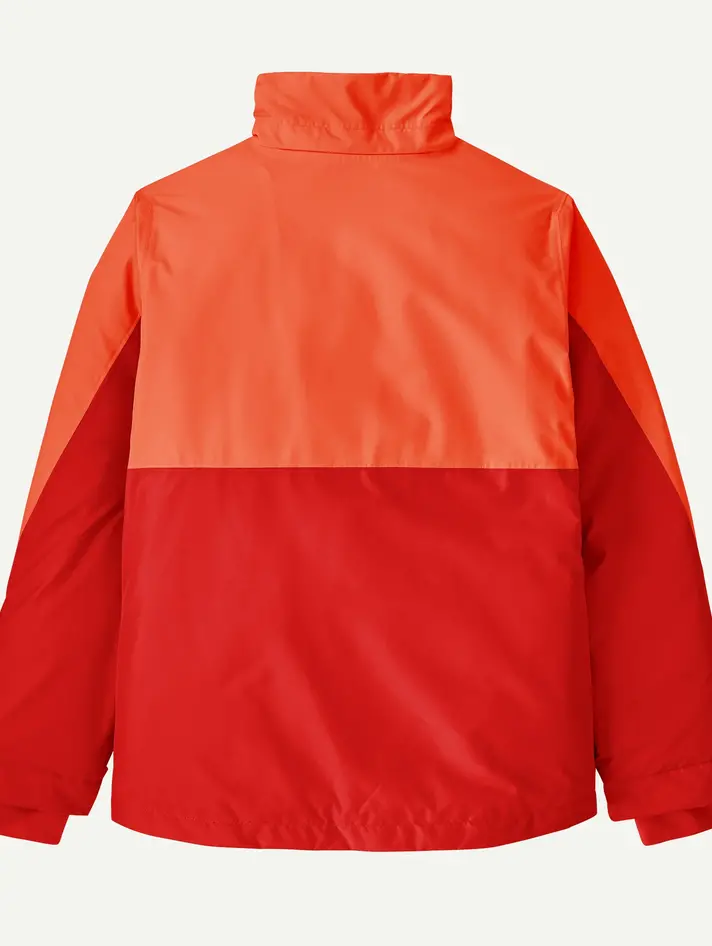 Patagonia Kids' Powder Town Jacket- Orange Peel - Yellow Turtle