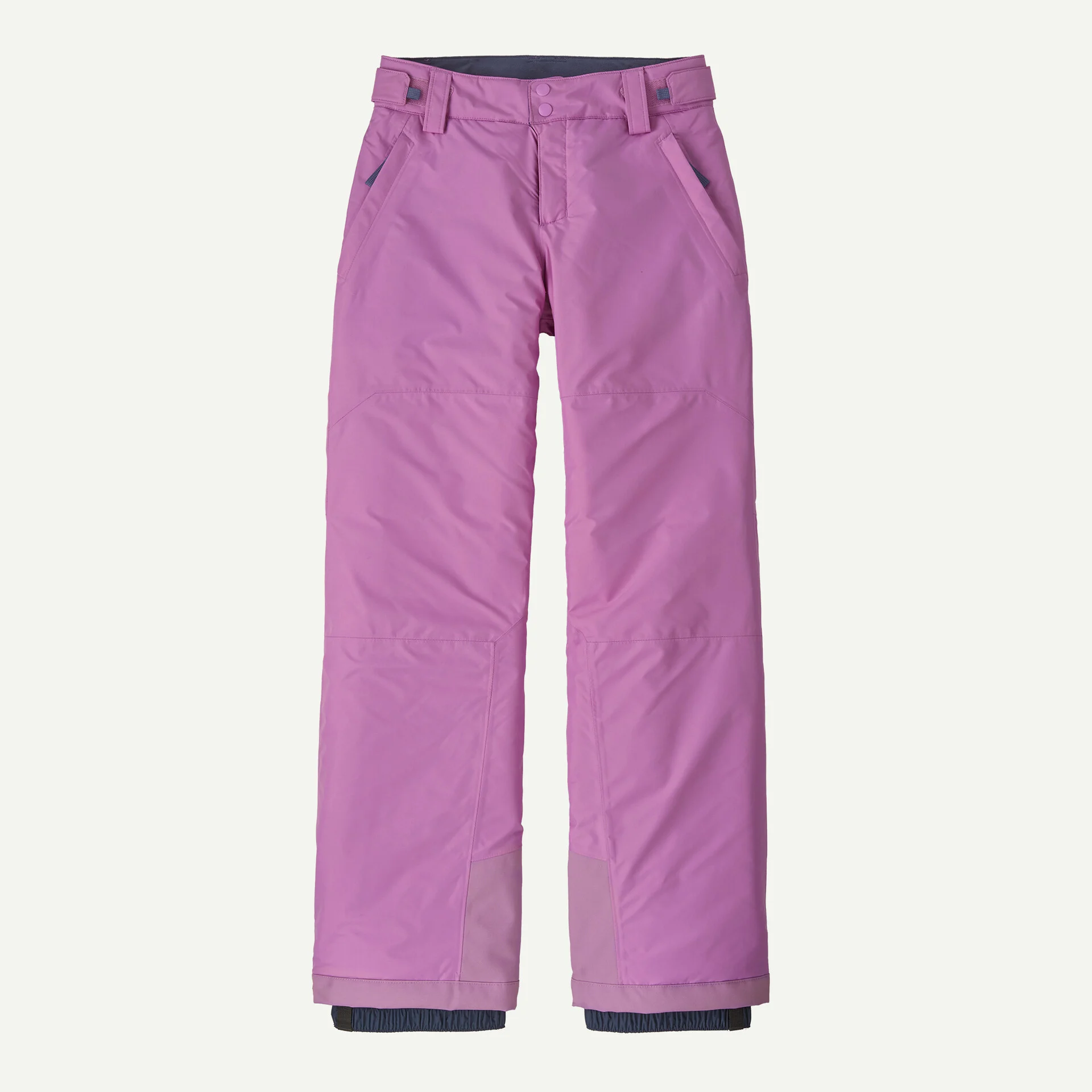 Patagonia Kids' Powder Town Pants- Brisk Purple - Yellow Turtle