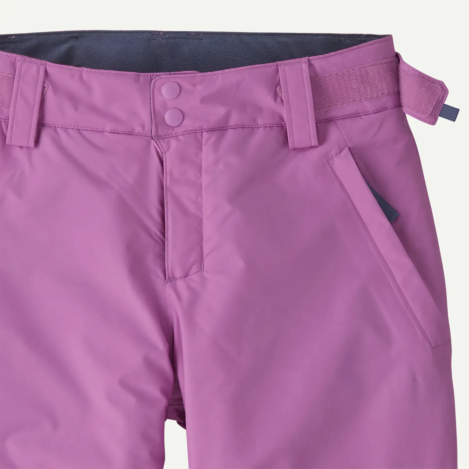 Patagonia Kids' Powder Town Pants- Brisk Purple - Yellow Turtle