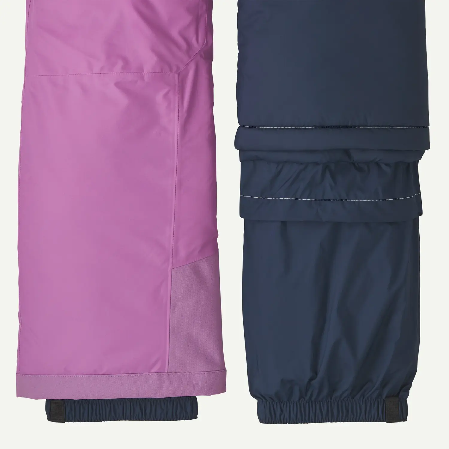 Patagonia Kids' Powder Town Pants- Brisk Purple - Yellow Turtle