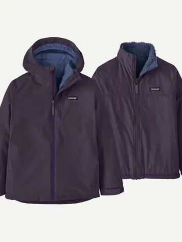 Patagonia Kids' 4-in-1 Everyday Jacket- Plummet Purple