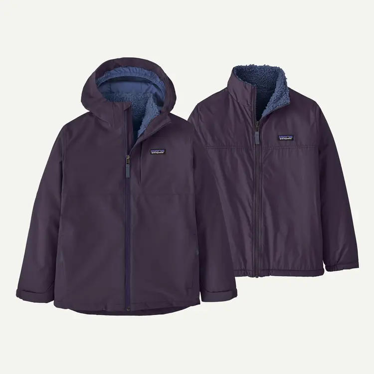 Patagonia Kids' 4-in-1 Everyday Jacket- Plummet Purple