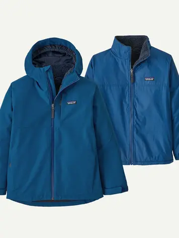 Patagonia Kids' 4-in-1 Everyday Jacket- Clement Blue