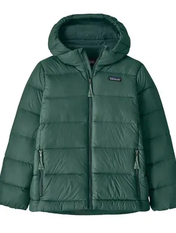 Patagonia Kids' Hi-Loft Down Sweater™ Hoody- Cascade Green