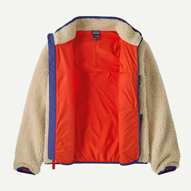 Patagonia Kids' Retro-X® Fleece Jacket- Dark Natural