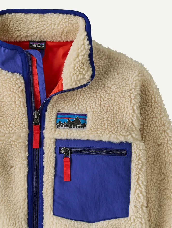 Patagonia Baby Retro-X® Fleece Jacket- Dark Natural - Yellow Turtle