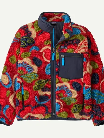 Patagonia Kids' Retro-X® Fleece Jacket- River River: Amanita Red
