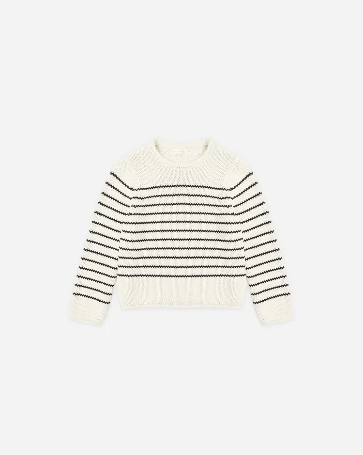 Rylee + Cru Jacques Sweater || Black Stripe