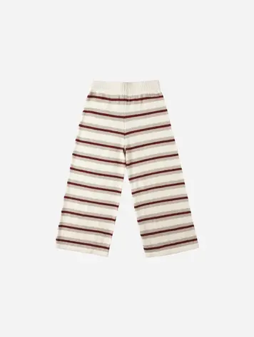 Rylee + Cru Knit Wide Leg Pant || Autumn Stripe