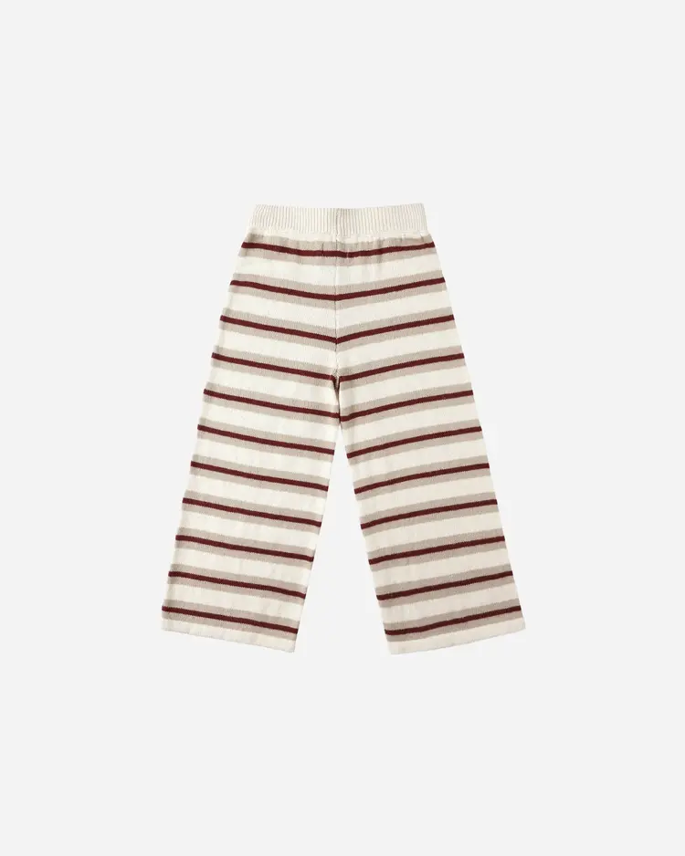 Rylee + Cru Knit Wide Leg Pant || Autumn Stripe
