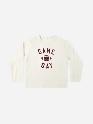 Rylee + Cru Long Sleeve Paneled Tee || Game Day