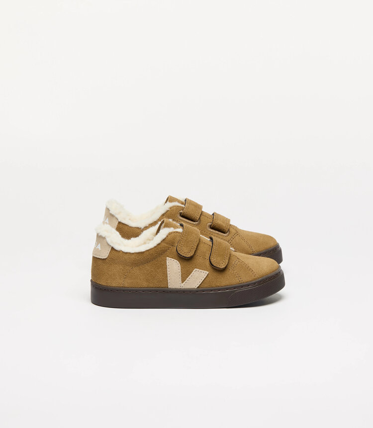Veja Esplar Furred Suede Tent Almond Eagle
