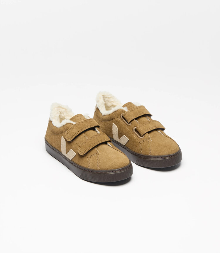 Veja Esplar Furred Suede Tent Almond Eagle
