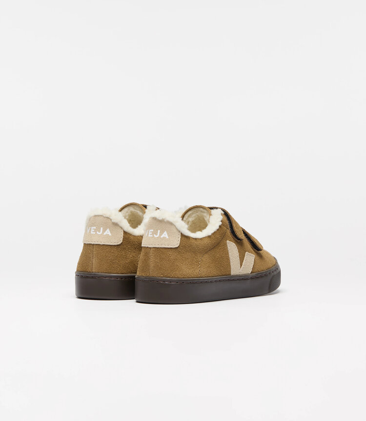 Veja Esplar Furred Suede Tent Almond Eagle