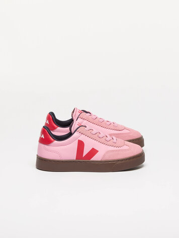 Veja Volley Elastic Laces Leather Guimauve Pekin Bark