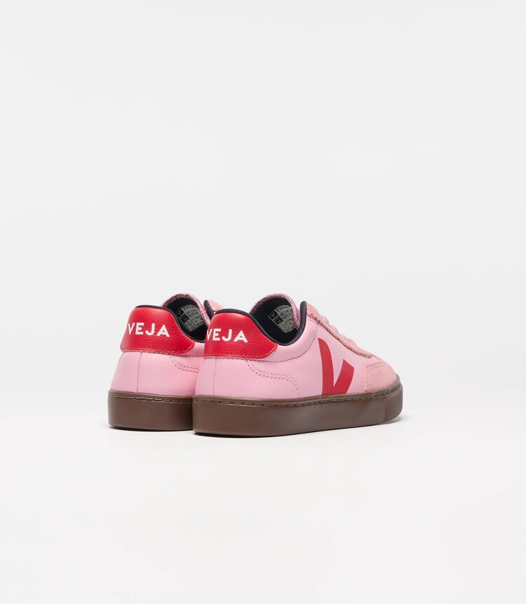 Veja Volley Elastic Laces Leather Guimauve Pekin Bark