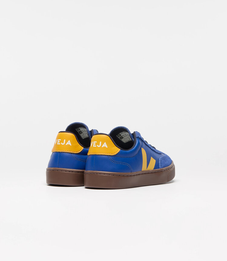 Veja Volley Elastic Laces Leather Atlantic Ouro Bark