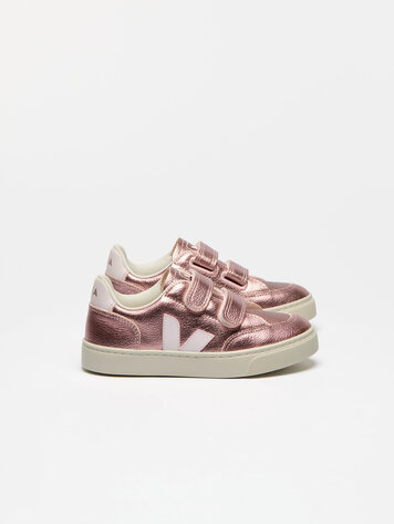 Veja V-12 Leather Nacre Lassi