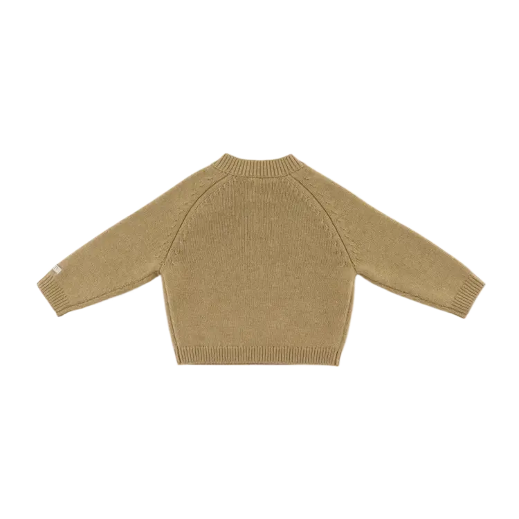 Donsje Sibbe Merino Wool Sweater | Bear | Sesame