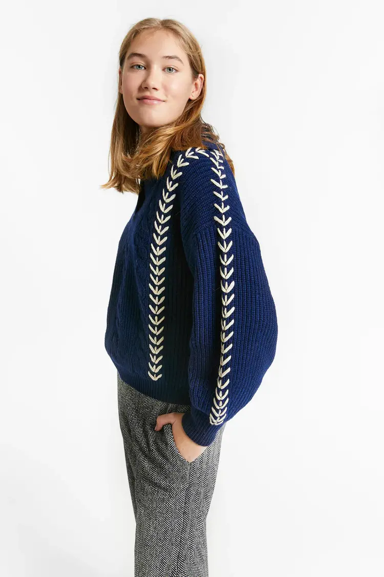 INDEE Tahiti Knit Sweater - Navy