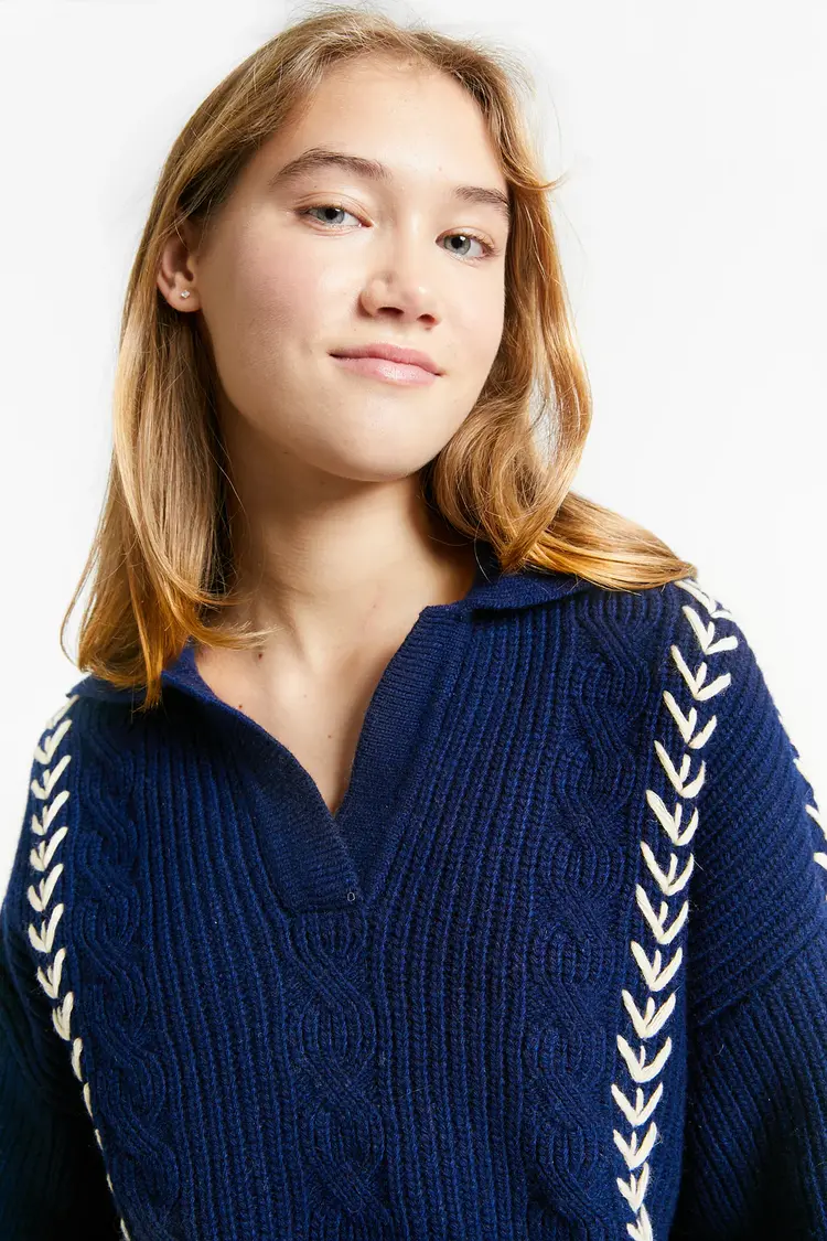 INDEE Tahiti Knit Sweater - Navy