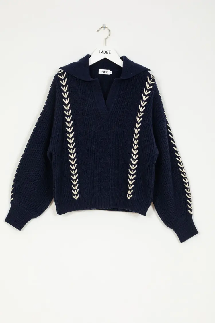 INDEE Tahiti Knit Sweater - Navy