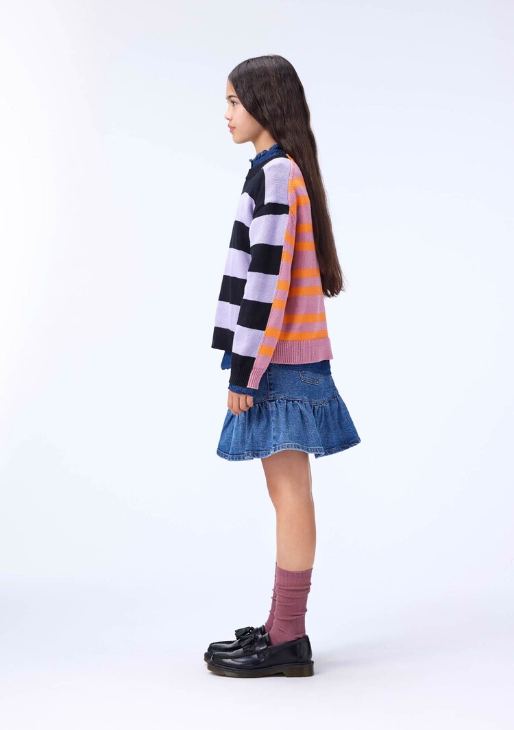 Molo Gitty Sweater - Wide Stripe
