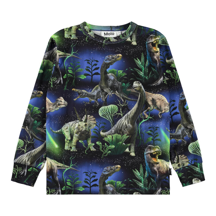 Molo Rill Long-Sleeved Shirt - Dinorama