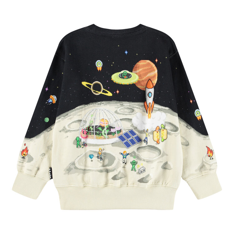 Molo Mattis Sweatshirt - Pixel Moon