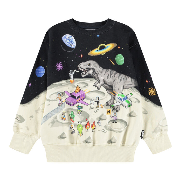 Molo Mattis Sweatshirt - Pixel Moon