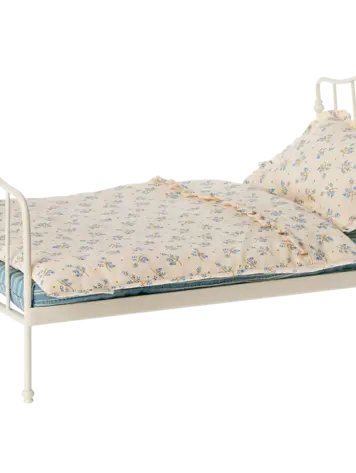 Maileg Vintage Bed, Miniature - Blue