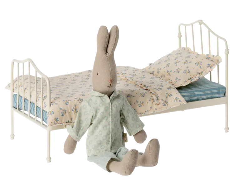 Maileg Vintage Bed, Miniature - Blue