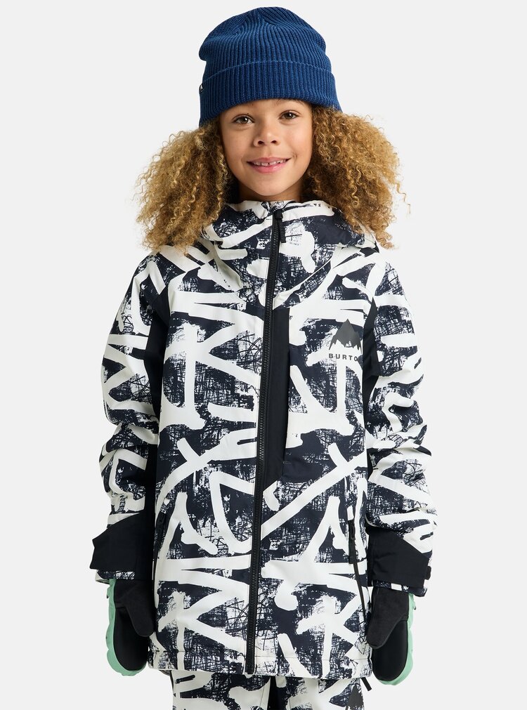 Burton Kids' Burton Hillslope Jacket- City Streets / True Black