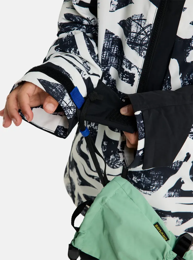 Burton Kids' Burton Hillslope Jacket- City Streets / True Black