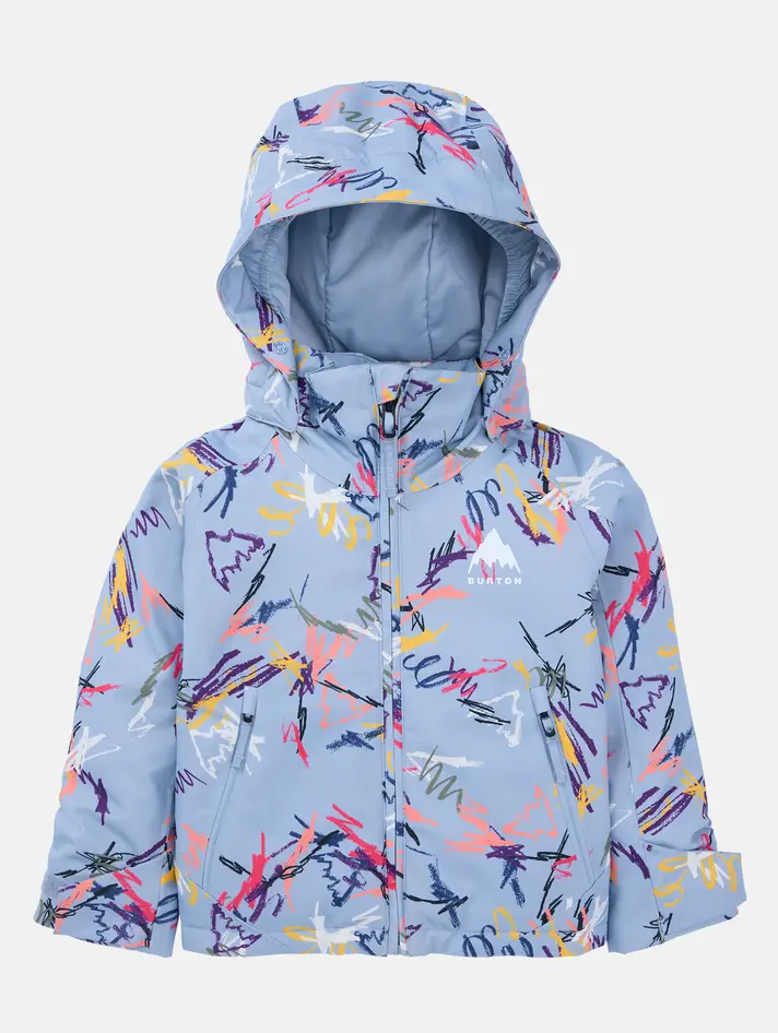 Toddlers' Burton Hillslope 2L Jacket- Scribble - Yellow Turtle
