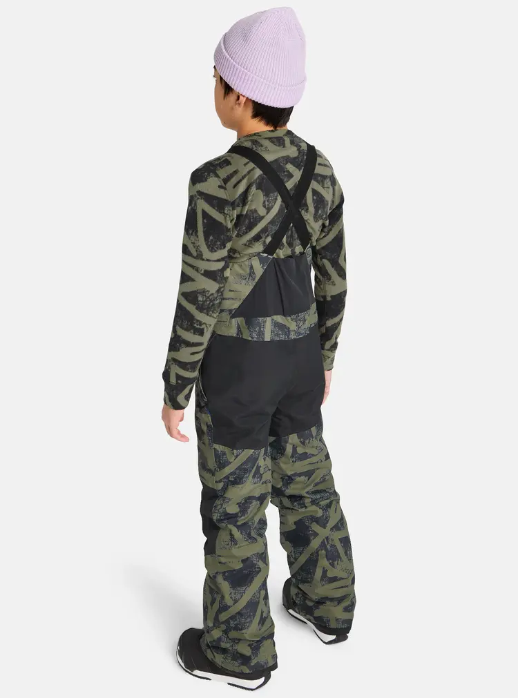 Burton Kids' Burton Skylar 2L Bib Pants- Forest City Streets