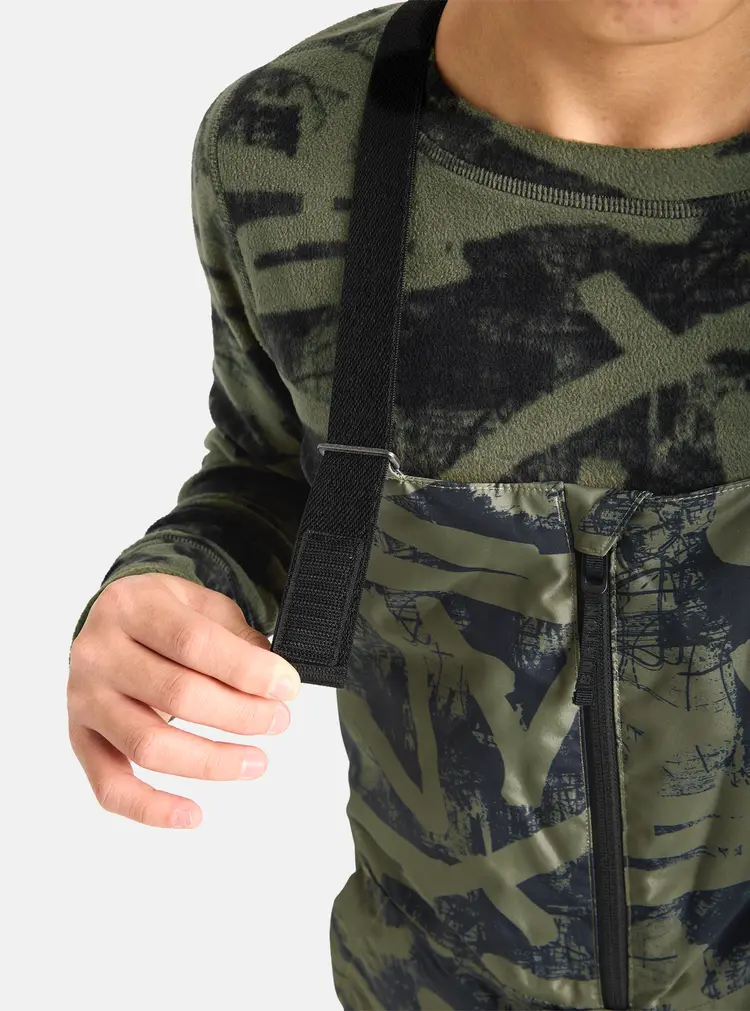Burton Kids' Burton Skylar 2L Bib Pants- Forest City Streets
