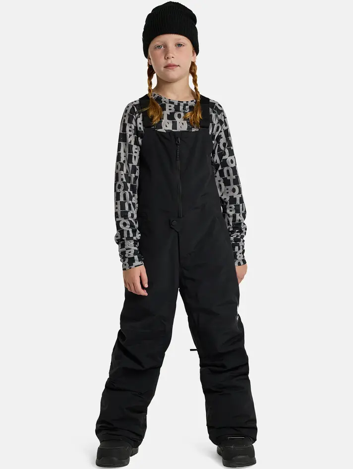 Burton Kids Skylar 2L Bib Pants - DP EMRLD - Yellow Turtle