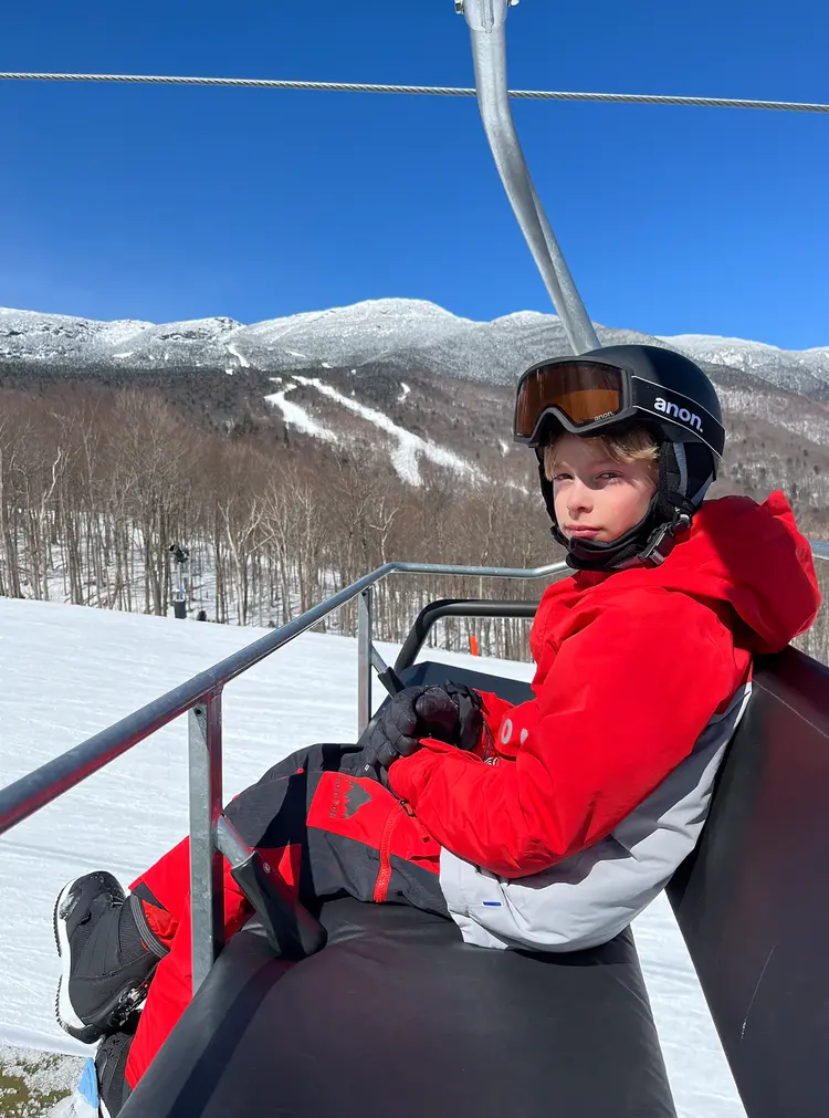 Burton Kids' Burton Frostner 2L Anorak Jacket- Flame Scarlet / Silver Sconce