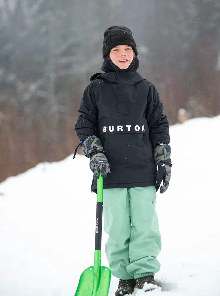 Burton Kids' Burton Frostner 2L Anorak Jacket- True Black