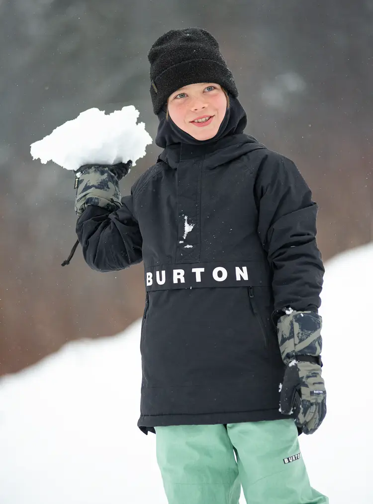 Burton Kids' Burton Frostner 2L Anorak Jacket- True Black