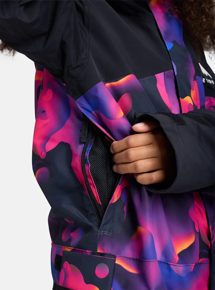 Burton  Kids' Burton 2L One Piece- True Black / Lava Lamp